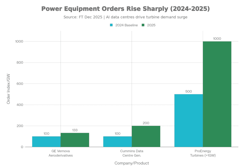 Markttrend-Chart: GE Vernova +33%, Cummins verdoppelt