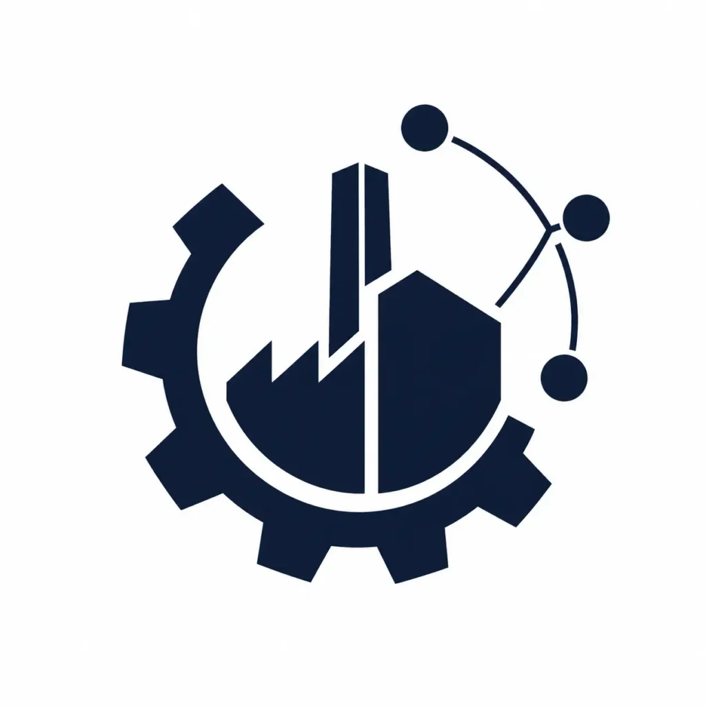 Gehobener Mittelstand und Industrie Icon abstrakt